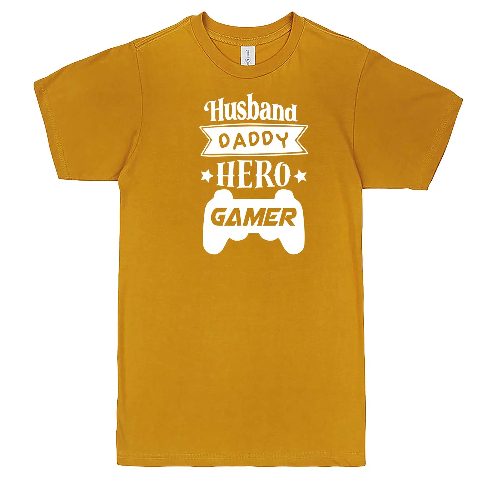 "Husband Daddy Hero Gamer" men's t-shirt