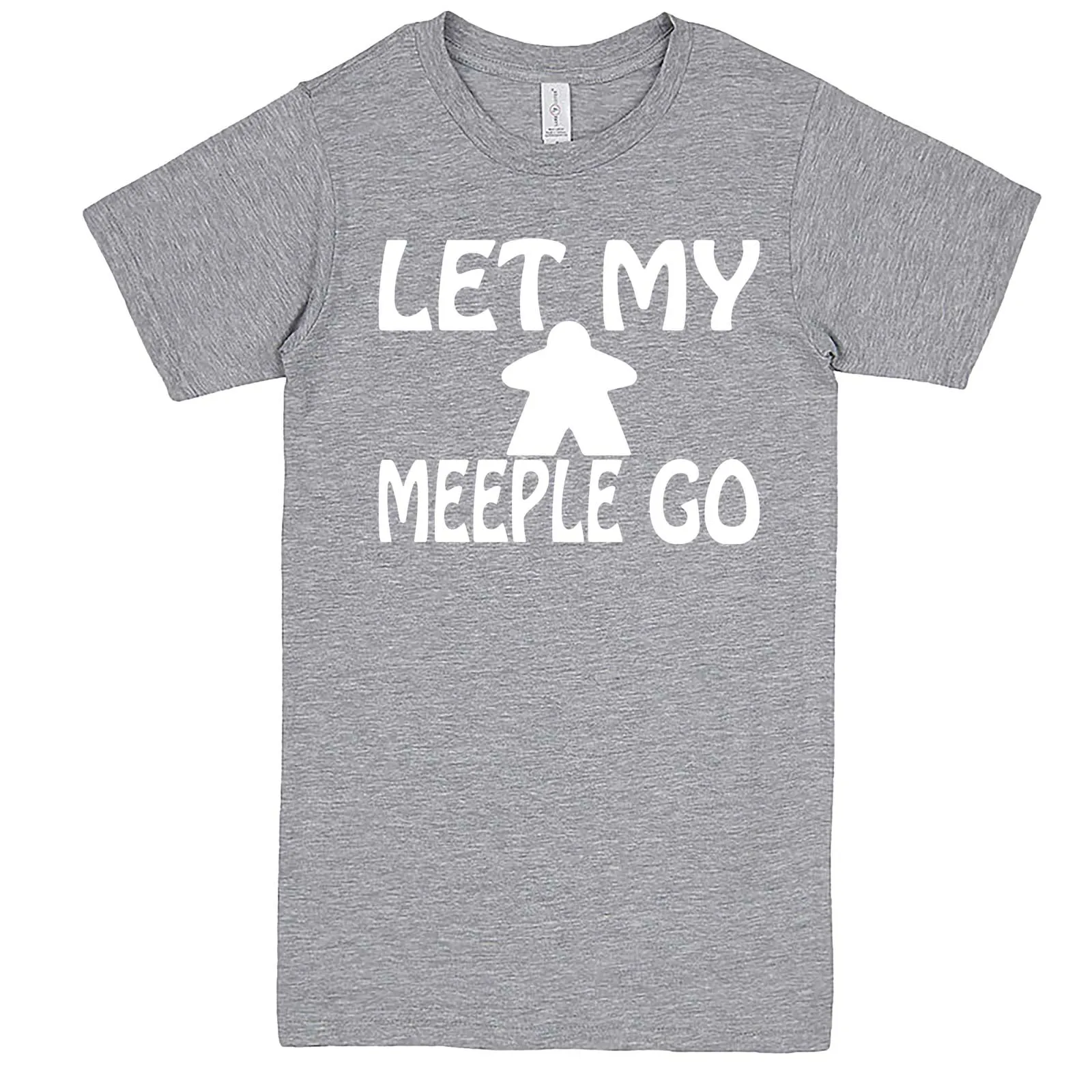 "Let My Meeple Go" men's t-shirt