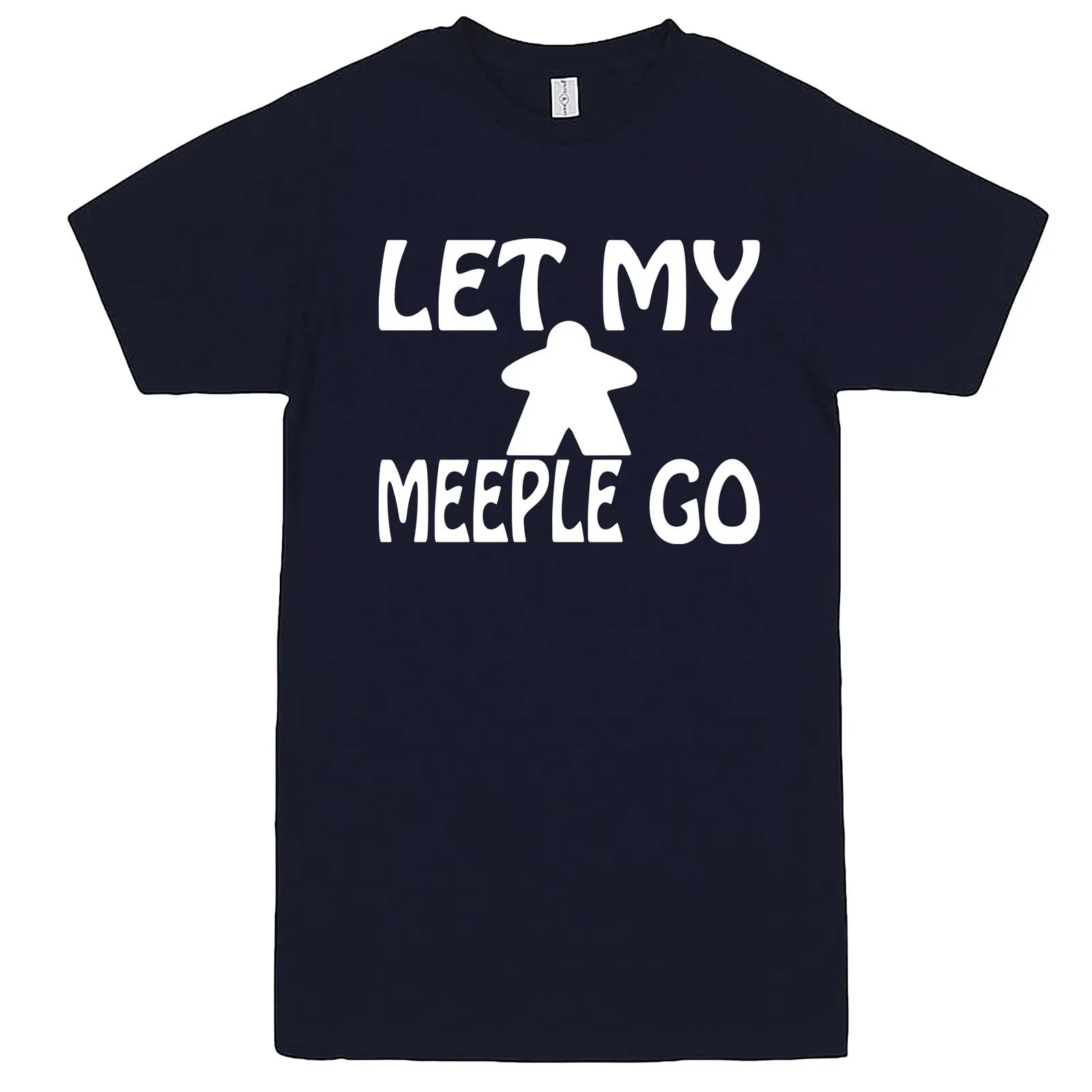 "Let My Meeple Go" men's t-shirt