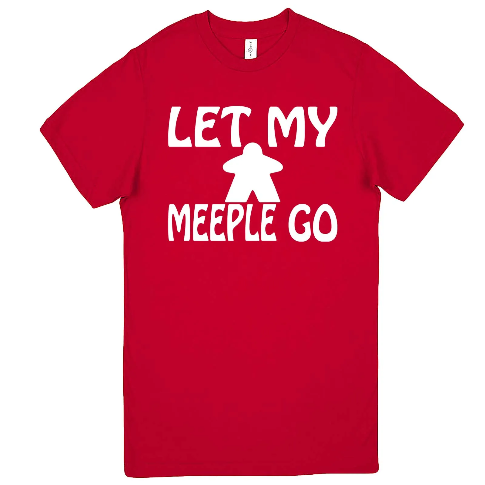 "Let My Meeple Go" men's t-shirt