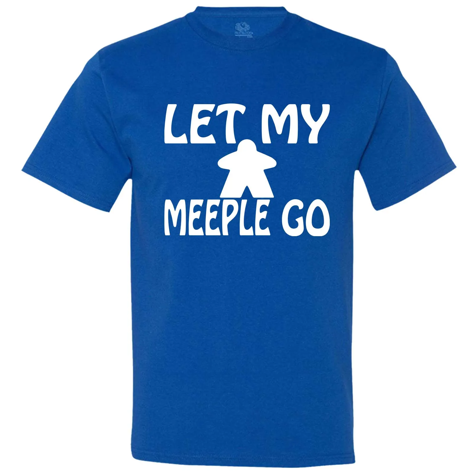 "Let My Meeple Go" men's t-shirt