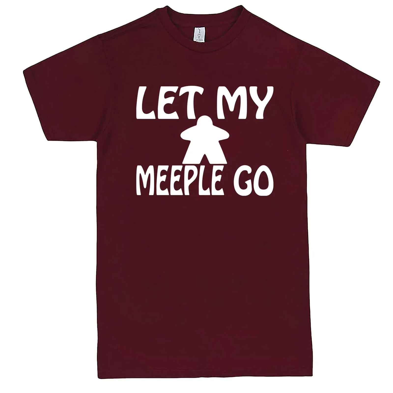 "Let My Meeple Go" men's t-shirt