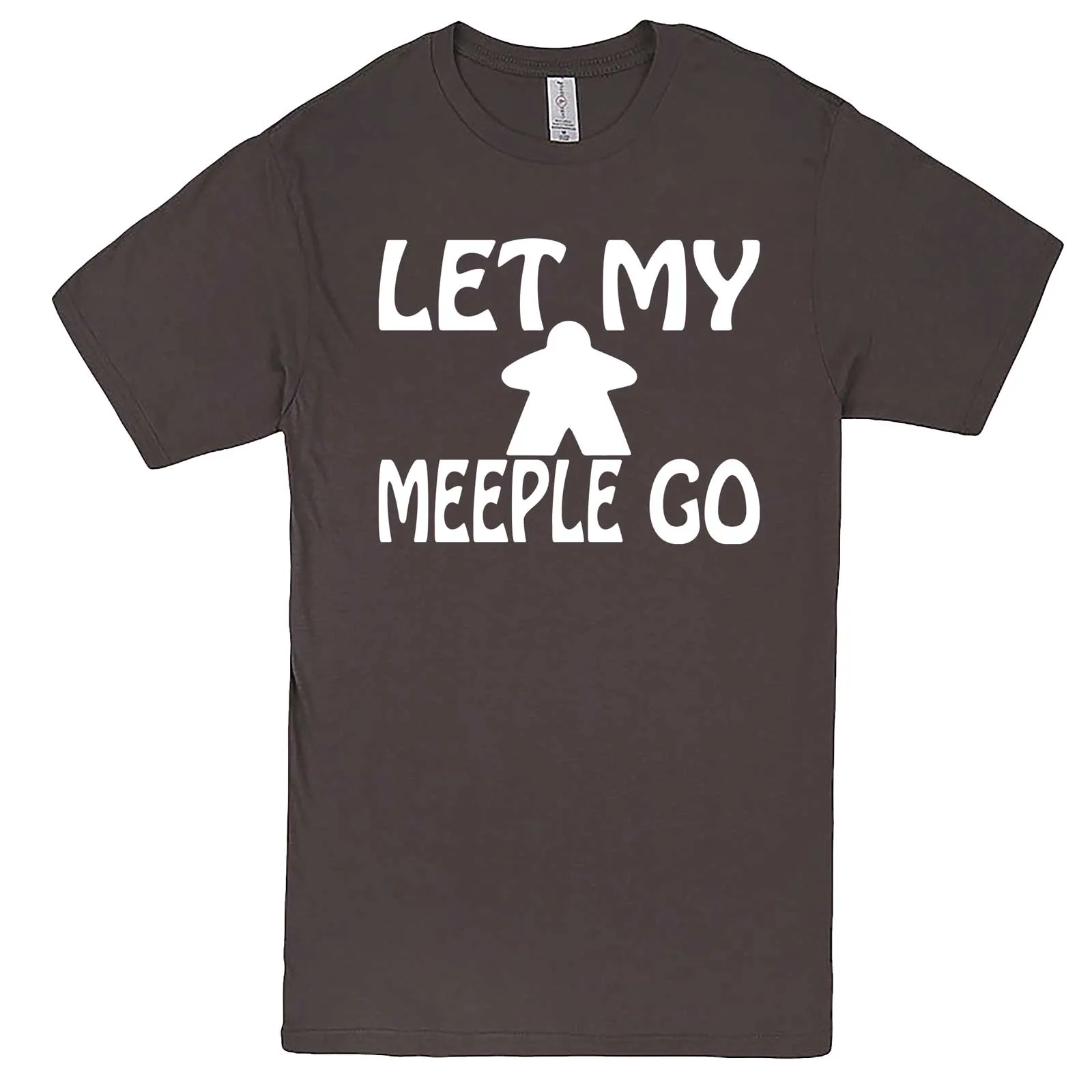 "Let My Meeple Go" men's t-shirt