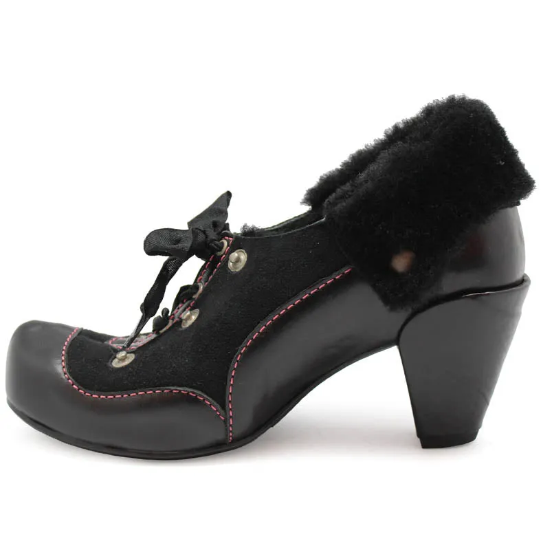 Souffle - Black sheepskin- LAST PAIRS 35 & 36