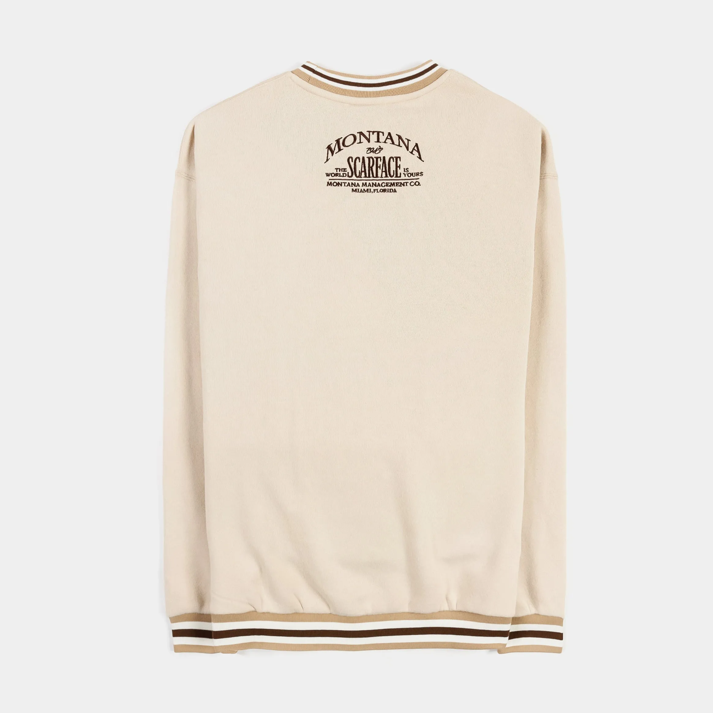 SP x Scarface Pullover Mens Crewneck (Beige)