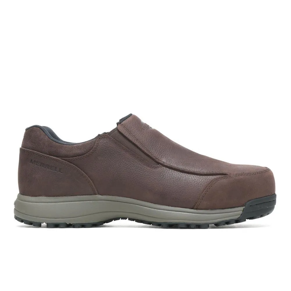 Sutton Moc Men's Steel-Toe Work Shoes Espresso