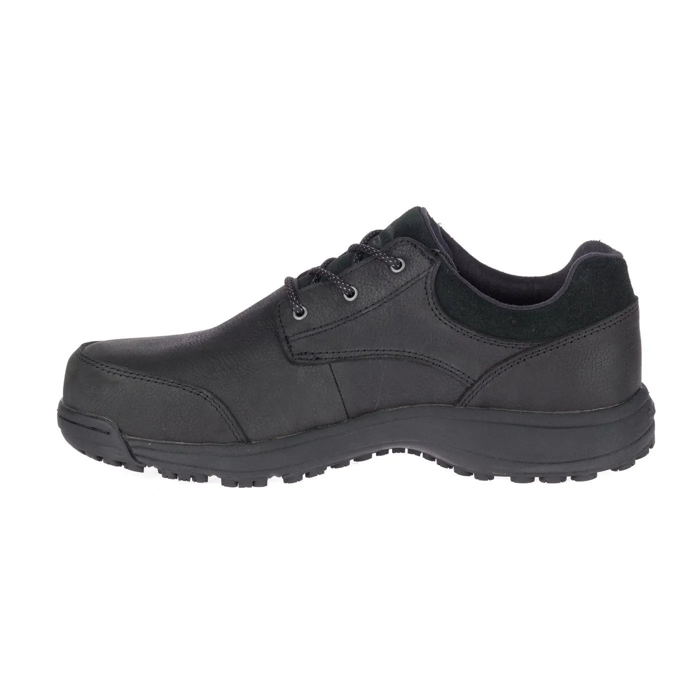 Sutton Oxford Response Men's Steel-Toe Work Shoes Black