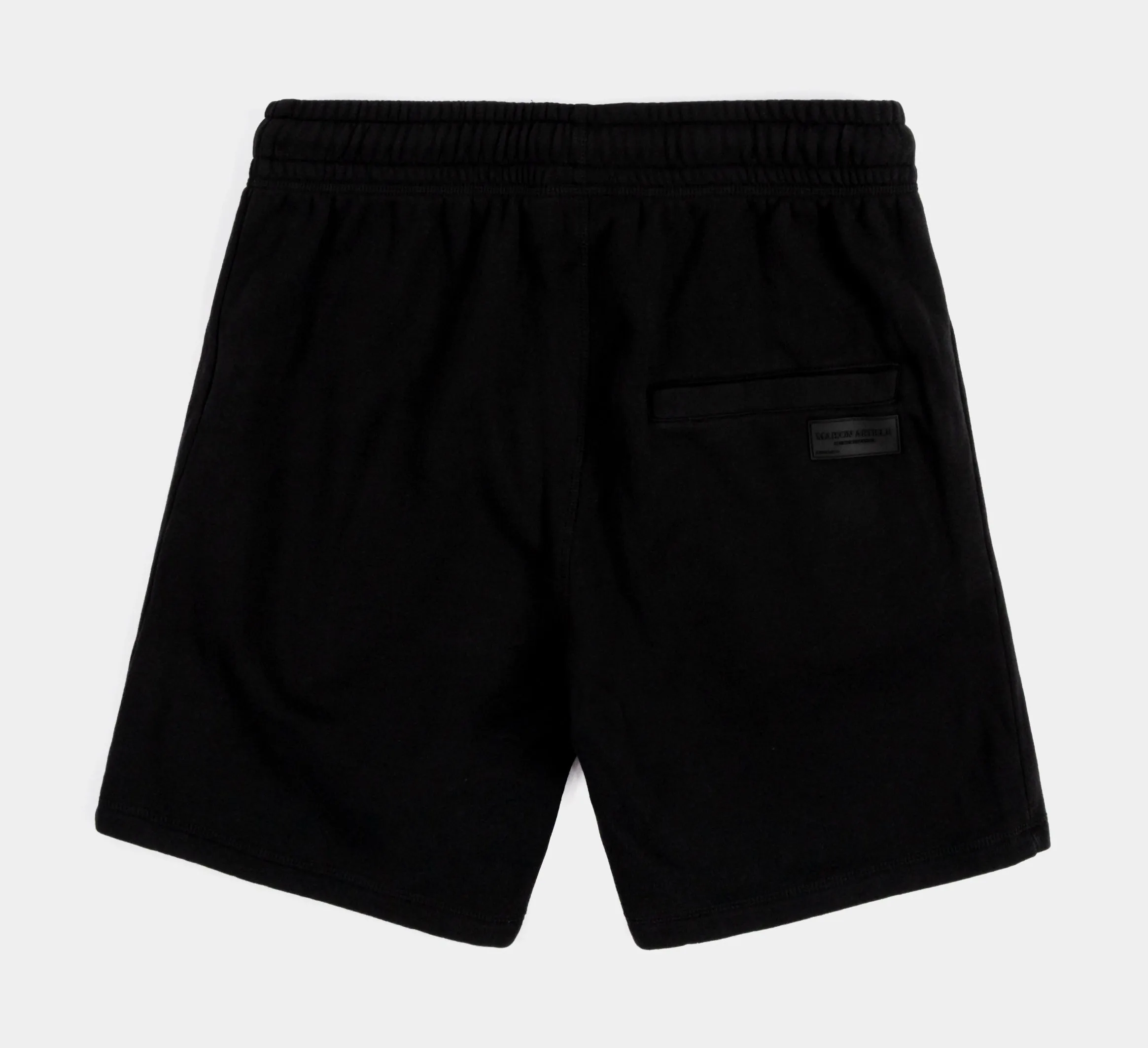 Washed Fleece Mens Shorts (Black)