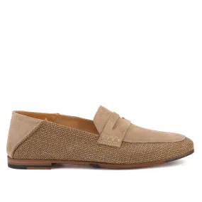 ZOE 56043<br>Linen loafer color sand